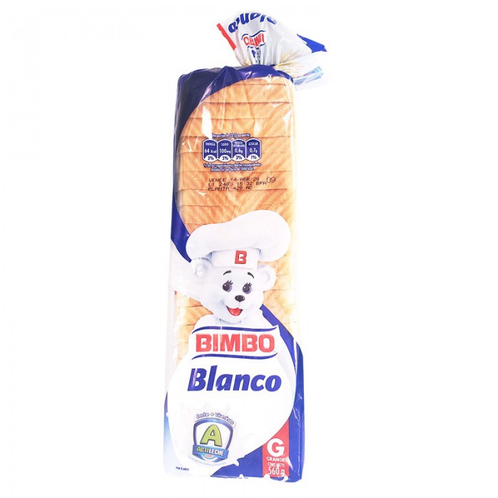 Pan blanco Bimbo 460 g - lagranbodega