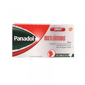 PANADOL M/SINTOMAS GRIPE x 16 capsulas