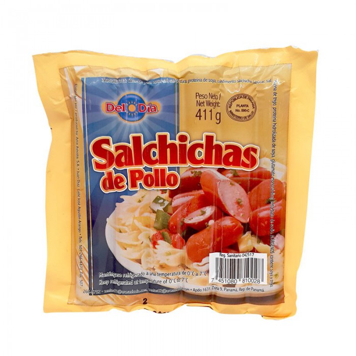 SALCHICHA DE POLLO DEL DIA 411gr