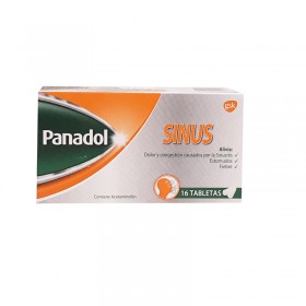 PANADOL SINUSITIS caja x 16 tab