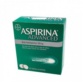 ASPIRINA ADVANCE 500MG CAJITA X 20
