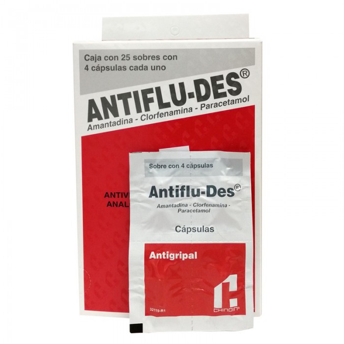 ANTIFLU-DES DISP X 100 CAPS